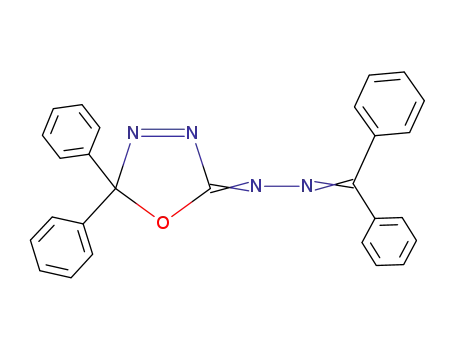 1,3,4-Oxadiazol-2(5H)-one, 5,5-diphenyl-,
(diphenylmethylene)hydrazone