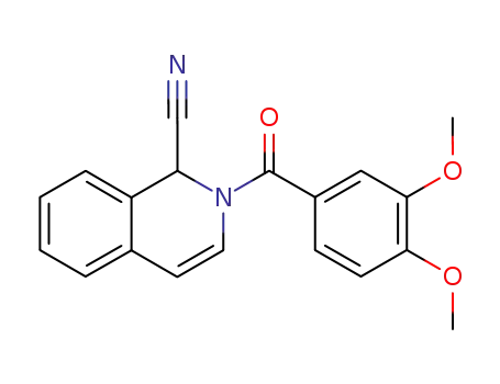 1-Isoquinolinecarbonitrile, 2-(3,4-dimethoxybenzoyl)-1,2-dihydro-