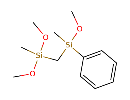 {[(Dimethoxy-methyl-silanyl)-methyl]-methoxy-methyl-silanyl}-benzene