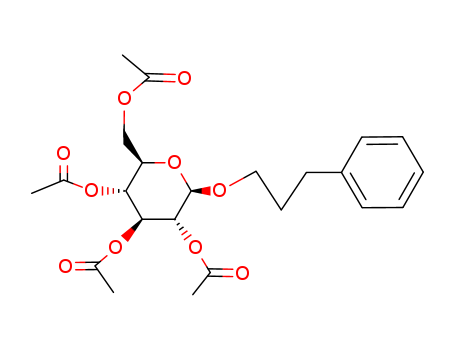 b-D-Glucopyranoside,3-phenylpropyl, tetraacetate (9CI) cas  5328-44-9