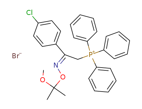 [(2Z)-2-(4-chlorophenyl)-2-(2-methoxypropan-2-yloxyimino)ethyl]-triphenyl-phosphanium cas  71426-68-1