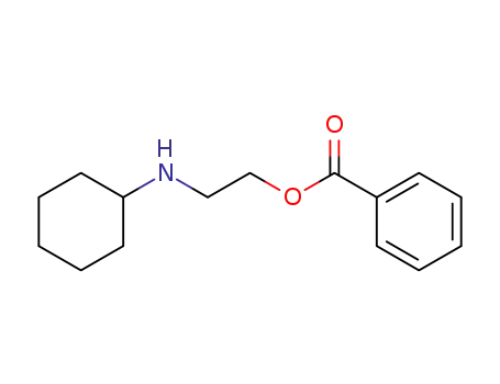 Molecular Structure of 84977-55-9 (2-(cyclohexylamino)ethyl benzoate)