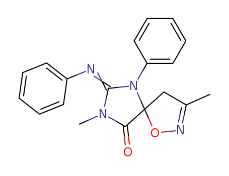 9-oxo-3,8-dimethyl-6-phenyl-7-phenylimino-1-oxa-2,6,8-triazaspiro<4.4>non-2-ene
