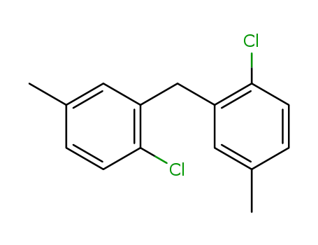 Molecular Structure of 108715-22-6 (bis-(2-chloro-5-methyl-phenyl)-methane)