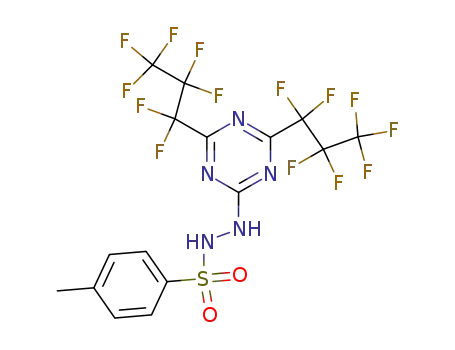 toluene-4-sulfonic acid-[<i>N</i>'-(bis-heptafluoropropyl-[1,3,5]triazin-2-yl)-hydrazide]