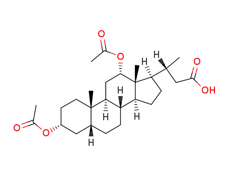 3α.12α-Diacetoxy-24-nor-5β-cholansaeure-(23)