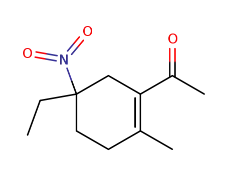 1-Methyl-2-acetyl-4-aethyl-4-nitro-cyclohexen-<sup>(1)</sup>