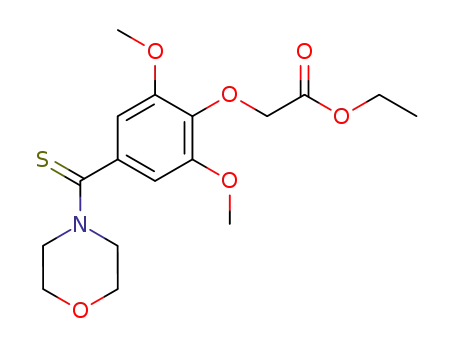 ethyl [2,6-dimethoxy-4-(morpholin-4-ylcarbothioyl)phenoxy]acetate