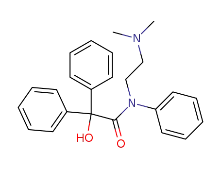 Molecular Structure of 29850-00-8 (N-[2-(dimethylamino)ethyl]-2-hydroxy-N,2,2-triphenylacetamide)