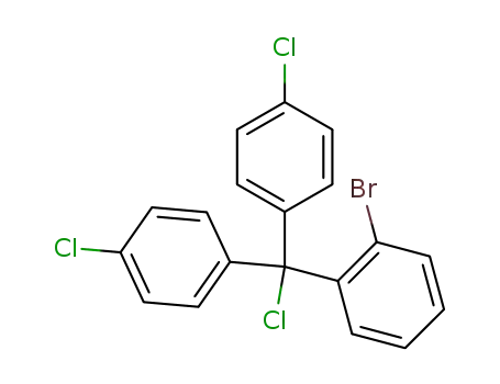 Molecular Structure of 859946-42-2 (2-bromo-4',4''-dichloro-trityl chloride)