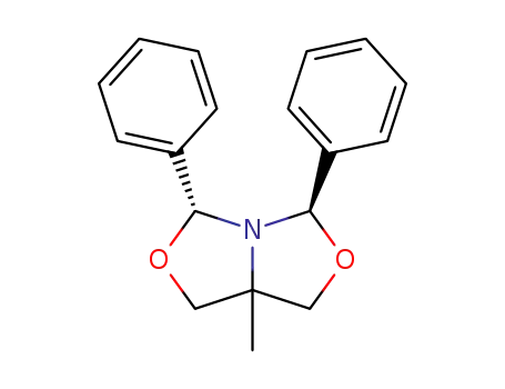 (+/-)-7a-methyl-3<i>c</i>,5<i>t</i>-diphenyl-dihydro-oxazolo[3,4-<i>c</i>]oxazole