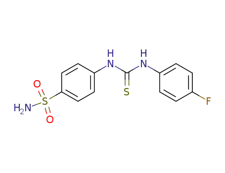 4-(3-(4-fluorophenyl)thioureido)benzenesulfonamide