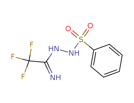 N-(benzenesulfonamido)-2,2,2-trifluoro-ethanimidamide