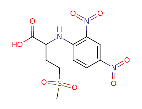 Molecular Structure of 3410-55-7 (N-2,4-dinitrophenyl-L-methionine sulfone)