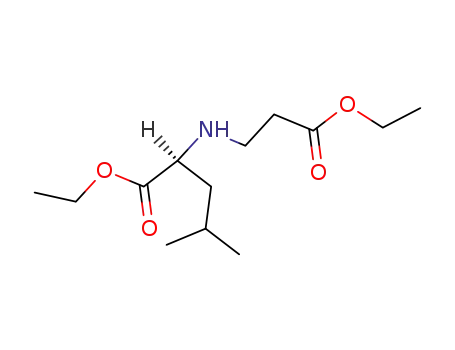 Molecular Structure of 59065-72-4 (<i>N</i>-(2-ethoxycarbonyl-ethyl)-L-leucine ethyl ester)