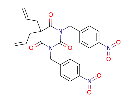 5,5-diallyl-1,3-bis-(4-nitro-benzyl)-pyrimidine-2,4,6-trione