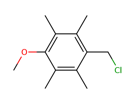 Molecular Structure of 18508-47-9 (Benzene, 1-(chloromethyl)-4-methoxy-2,3,5,6-tetramethyl-)