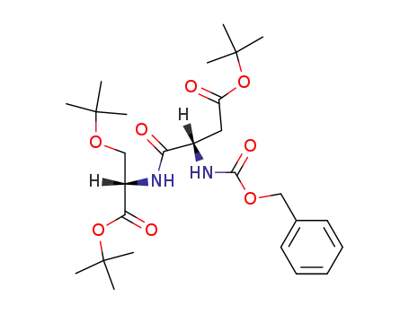 tert.-Butyl-N-carbobenzoxy-α-L-asparagyl-O-tert.butyl-L-serin-tert.-butylester