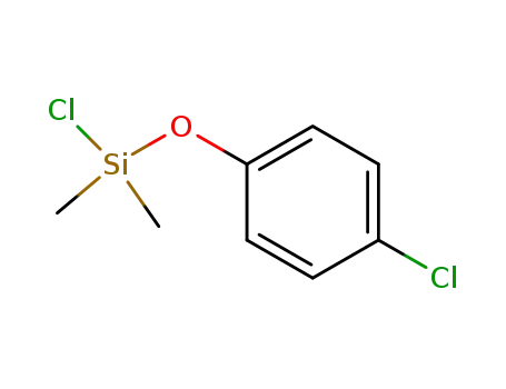 Molecular Structure of 18236-79-8 (me2SiCl(Oph-4-Cl))