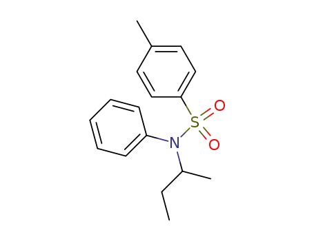 Molecular Structure of 101582-56-3 (<i>N</i>-<i>sec</i>-butyl-toluene-4-sulfonanilide)