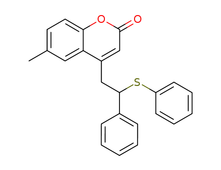 6-methyl-4-(β-phenylsulfanyl-phenethyl)-coumarin