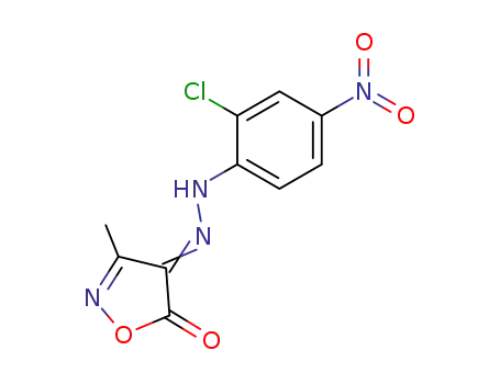 3-methyl-isoxazole-4,5-dione 4-[(2-chloro-4-nitro-phenyl)-hydrazone]