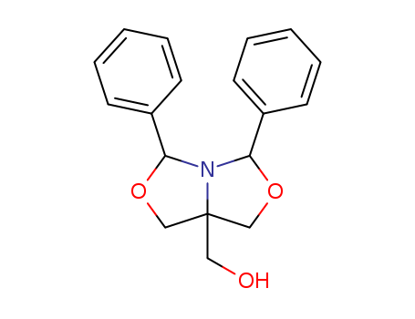 1H,3H,5H-Oxazolo(3,4-c)oxazole, 3,5-diphenyl-7a-hydroxymethyl-