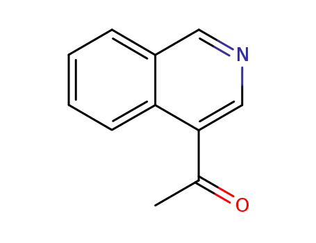 Molecular Structure of 40570-74-9 (1-(isoquinolin-4-yl)ethanone)
