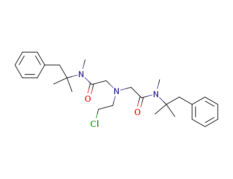 Molecular Structure of 115916-47-7 ((2-chloro-ethylimino)-di-acetic acid bis-[(1,1-dimethyl-2-phenyl-ethyl)-methyl-amide])