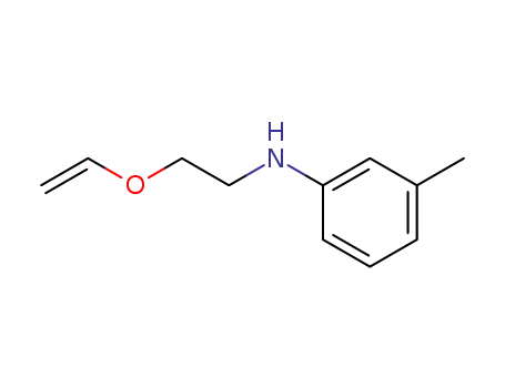 Molecular Structure of 103502-45-0 (<i>N</i>-(2-vinyloxy-ethyl)-<i>m</i>-toluidine)