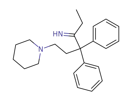 2,2-Diphenyl-1-ethyl-4-piperidinobutylidenimine