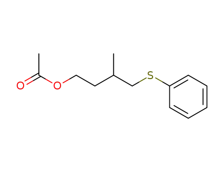 Acetic acid 3-methyl-4-phenylsulfanyl-butyl ester