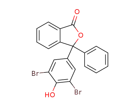Molecular Structure of 6315-70-4 (3-(3,5-dibromo-4-hydroxyphenyl)-3-phenyl-2-benzofuran-1(3H)-one)