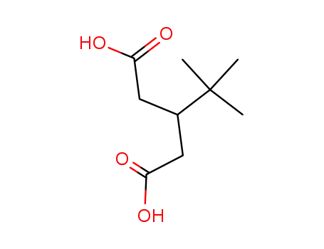 Molecular Structure of 50635-63-7 (Pentanedioic acid, 3-(1,1-dimethylethyl)-)