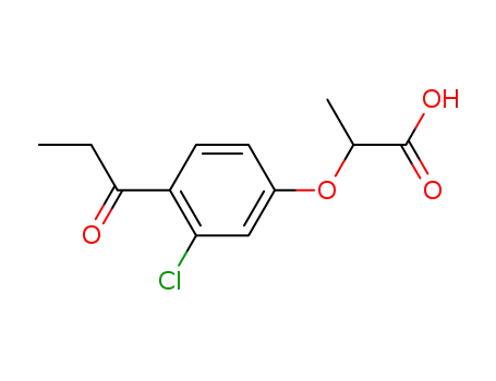 2-<3-Chlor-4-propionyl-phenoxy>-propionsaeure