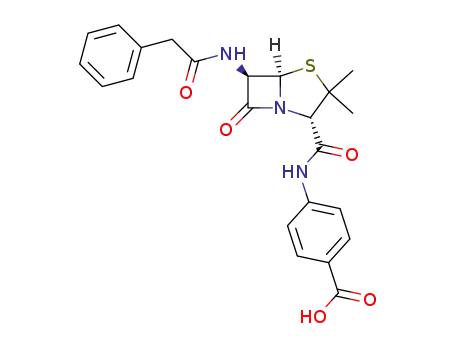 4-[6β-(2-phenyl-acetylamino)-penicillanoylamino]-benzoic acid