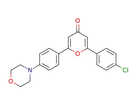 2-(4-chloro-phenyl)-6-(4-morpholin-4-yl-phenyl)-pyran-4-one