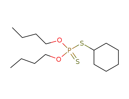 Molecular Structure of 22093-78-3 (dithiophosphoric acid <i>O</i>,<i>O</i>'-dibutyl ester-<i>S</i>-cyclohexyl ester)