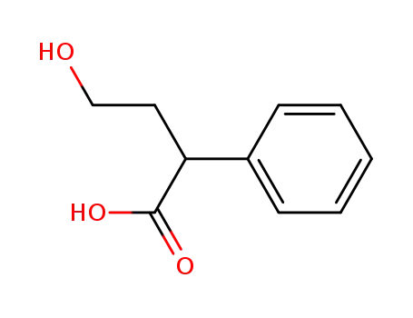Molecular Structure of 6837-26-9 (4-hydroxy-2-phenylbutanoic acid)