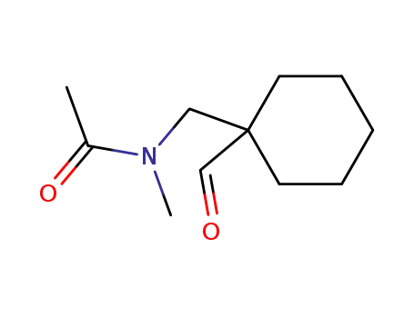 N-(1-Formyl-cyclohexylmethyl)-N-methyl-acetamide
