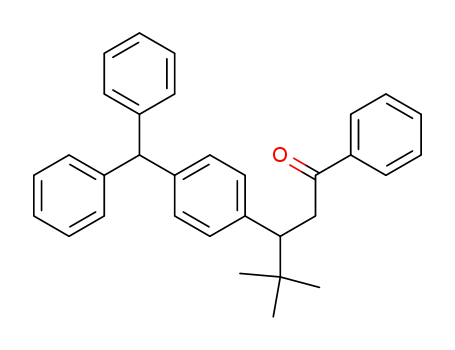 3-(4-Benzhydryl-phenyl)-4,4-dimethyl-1-phenyl-pentan-1-one