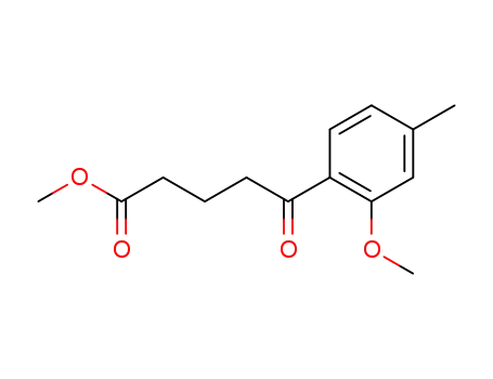 methyl 5-(2-methoxy-4-methylphenyl)-5-oxopentanoate