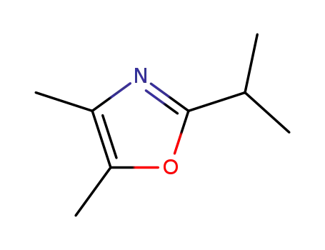 Molecular Structure of 19519-45-0 (2-Isopropyl-4,5-dimethyloxazole)