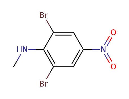 2,6-dibromo-<i>N</i>-methyl-4-nitro-aniline