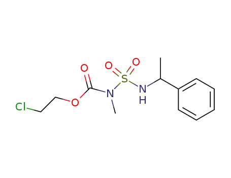 Molecular Structure of 116943-73-8 (2-chloroethyl methyl[(1-phenylethyl)sulfamoyl]carbamate)