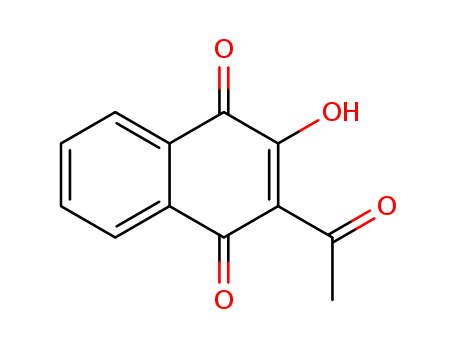 1,4-Naphthalenedione,2-acetyl-3-hydroxy- cas  2246-48-2