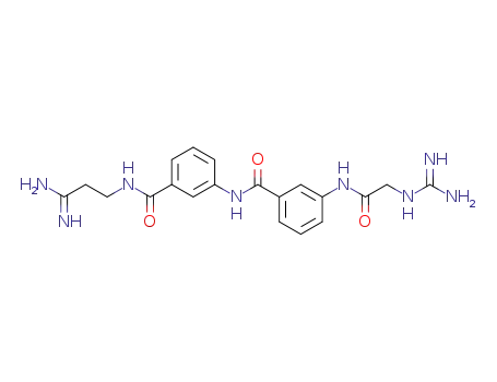 3-<3-<3-(Guanidino-acetamido)-benzamido>-benzamido>-propionamidin