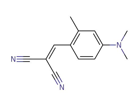 Molecular Structure of 22269-55-2 (Propanedinitrile, [[4-(dimethylamino)-2-methylphenyl]methylene]-)