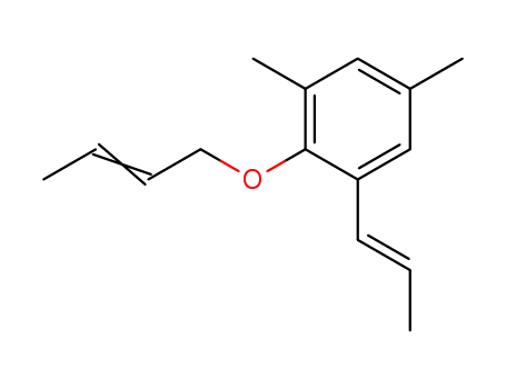 but-2ξ-enyl-(2,4-dimethyl-6-<i>trans</i>-propenyl-phenyl)-ether