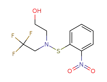 2-[(2-Nitro-phenylsulfanyl)-(2,2,2-trifluoro-ethyl)-amino]-ethanol
